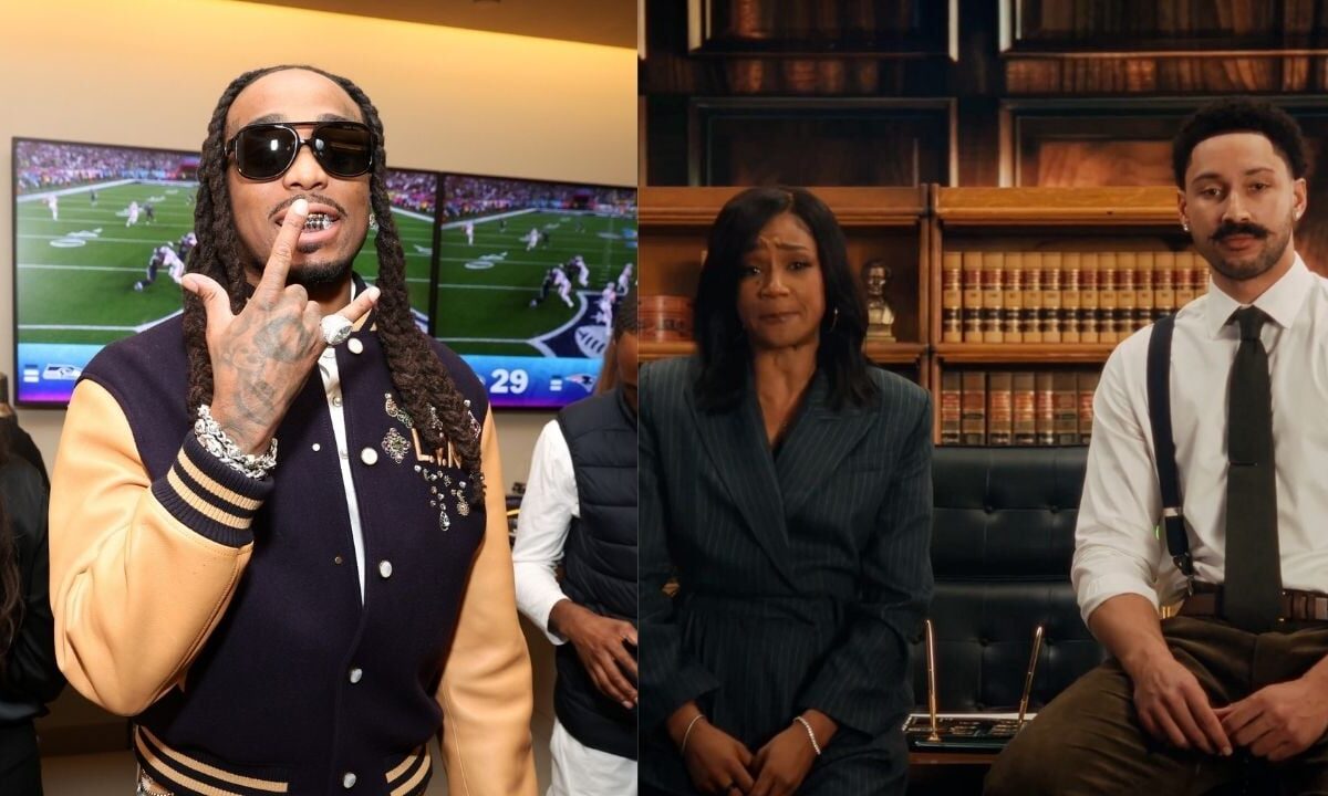 Offset addresses his dating history in Super Bowl ad starring Tiffany Haddish, Ben Simmons, Kayla Nicole, and more