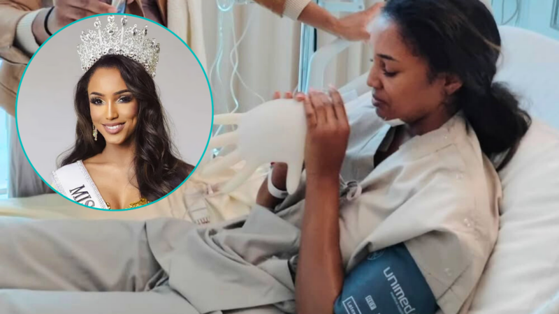 Miss Jamaica Gabrielle Henry shares hospital photos months after onstage fall at Miss Universe