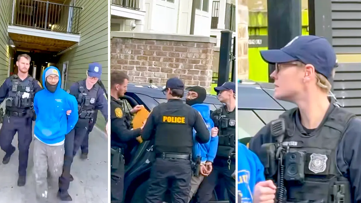 ‘He Didn’t Do Anything But Walking While Black’: Black Man Arrested on Felony Charge for Wearing Safety Mask While on the Clock as Contractor, Video Shows