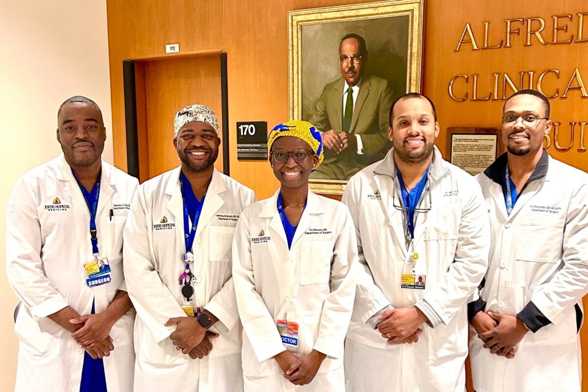 For the first time, five Black surgical residents are leading the way at Johns Hopkins Hospital