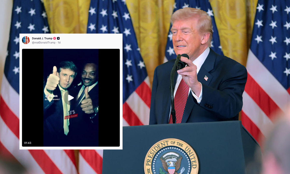 ‘Not during Black History Month’: Trump posts videos of himself with Black celebs to apparently prove he’s not racist