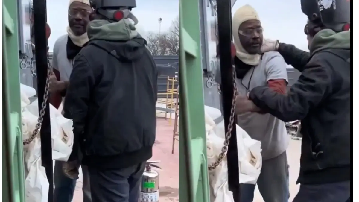 ‘Let Me Go, Man!’: Black Construction Worker Repeatedly Warned White Workplace Bully to Leave Him Alone, But Instead He Force His Hand, Video Shows