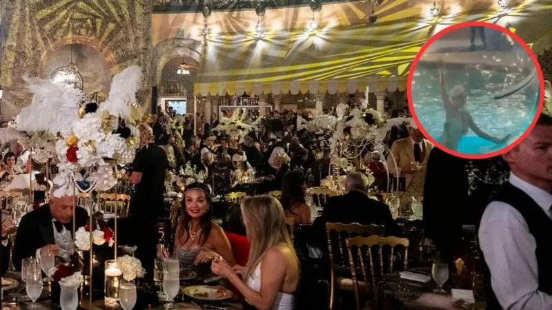 ‘Wow! Bad Song Choice’: Bash at Trump’s Mar-a-Lago Sparks Grotesque Confusion as Viewers Scramble to Make Sense of the Music and Bizarre Poolside Scene