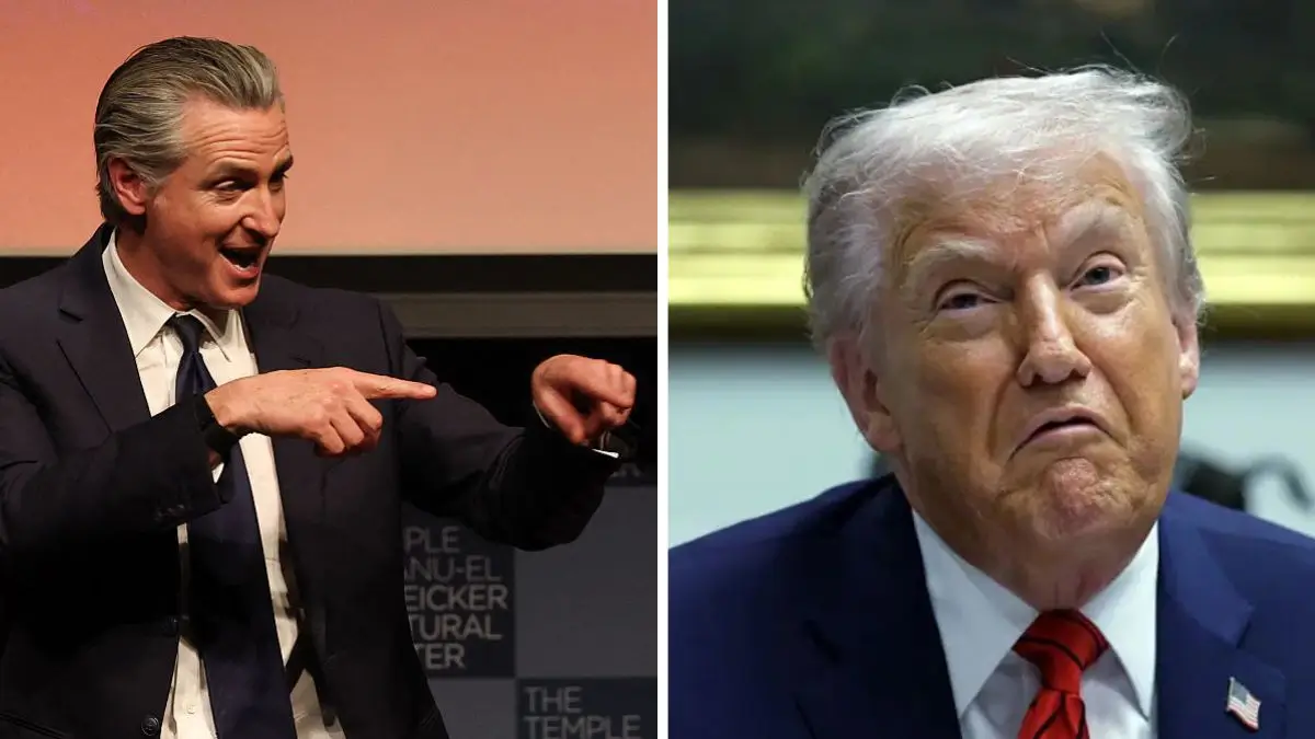 ‘Why Does He Cross His Legs Like That?’: Newsom Unleashes a Savage New Nickname for Trump — Targeting His Most Guarded Title, Yet Viewers Can’t Stop Zooming In on How He’s Sitting