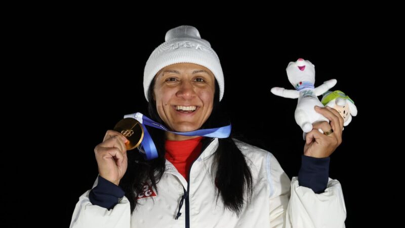 Elana Meyers Taylor, the most decorated Black athlete in Winter Olympics history, finally secures her first gold medal