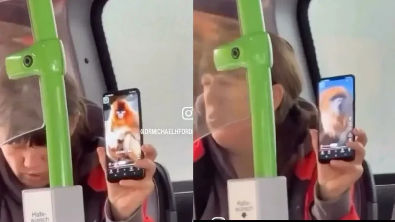 ‘She Looks a Bit Like the Picture’: White Woman Flashing Monkey Photos to Black Bus Passenger Dragged Online After Video Goes Viral