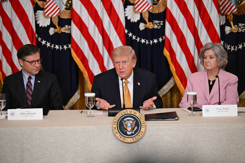 Trump And Rep. Mike Johnson Reveal GOP Rep’s ‘Terminal Diagnosis’ On Camera Without Permission