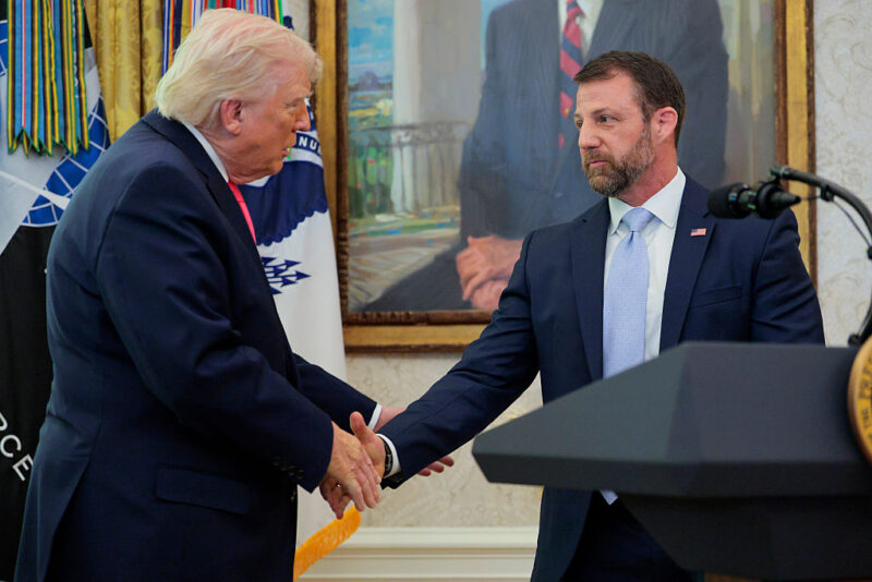 Oklahoma Senator Markwayne Mullin Sworn In As DHS Secretary 