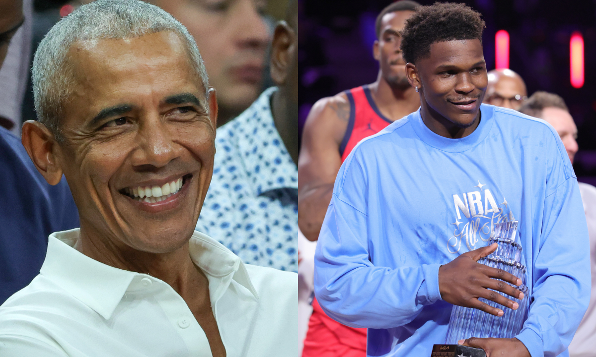 Anthony Edwards and Barack Obama renew their friendly rivalry ahead of Obama Presidential Center opening