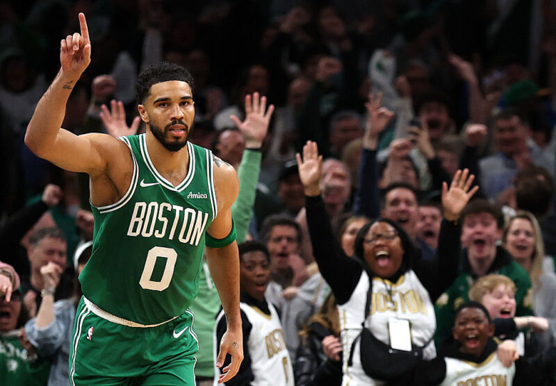 Jayson Tatum says he’s returning ‘without fear’ as Celtics star shines in first game after devastating injury