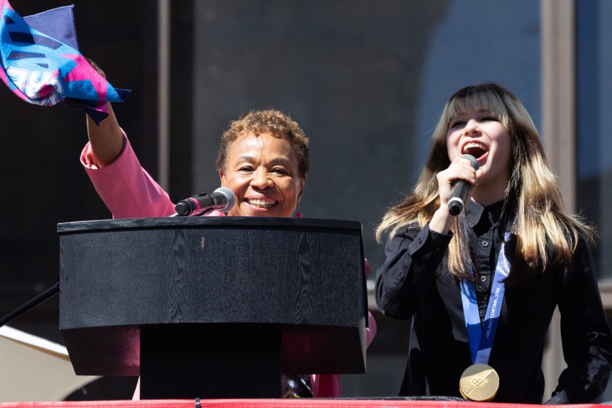 City of Oakland, Mayor Barbara Lee, Kehlani, and more celebrate Olympic gold medalist Alysa Liu at hometown rally