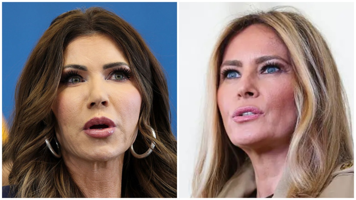 ‘She’s Gonna Take Them All Down’: Kristi Noem Reportedly Pulled Melania Trump Into Luxury Jet Scandal in Desperate Bid to Save Her Job — Now Allies Are Bracing for What She Might Do Next