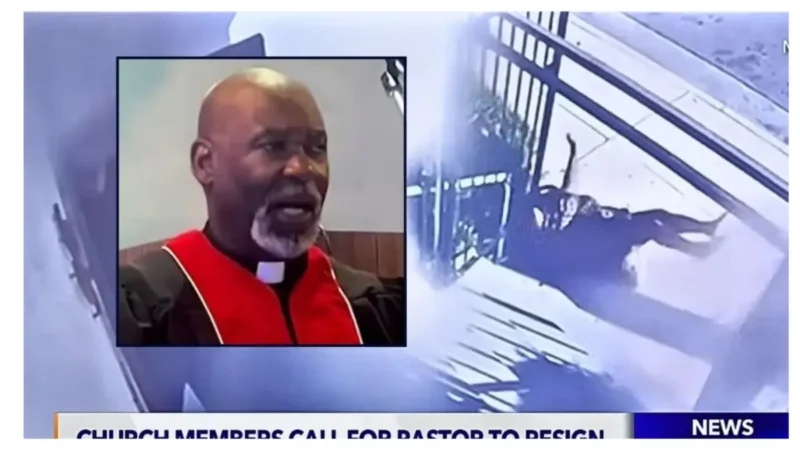 ‘That Video Is Crazy’: California Pastor Caught on Camera Shoving Elderly Woman Down Stairs During Heated Moment Offers His Side of the Story As Calls Grow for His Removal