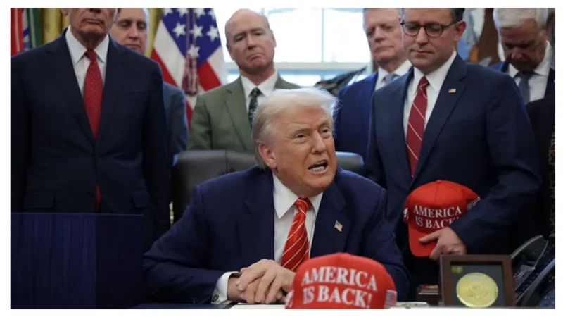 ‘Something Is Going On’: Hoping for Praise, Trump Repeats a Question Over and Over— But Slurs So Badly No One Knows How to Respond Until a Whisper Bails Him Out