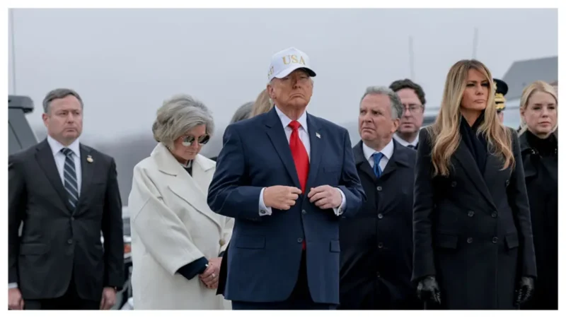 ‘This Pisses Me Off Even More!’: Trump Shows Up to a Dignified Transfer Wearing His Own Merch — But It’s What He Does Before Leaving Dover That Has Viewers Seeing Red