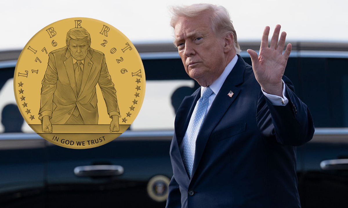 Trump-appointed panel approves U.S. gold coin with image of President Trump