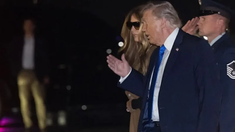 ‘Is She OK?’: Melania Looks Shaken as Trump Sends Her Ahead, Evoking a Chilly Exchange That Had Fans Whispering About Trouble In Their Marriage