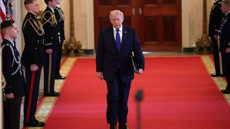 ‘They All Getting Cankles’: Trump’s Shoe Obsession Takes Strange Turn After He Gifts Them to Staff — Now the Brand’s Parent Company Is Suing