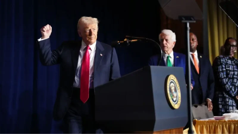 ‘Why Does Trump Lie?’: Trump Makes Up Wild Story About His Dad and Suddenly Looks to the Man Next to Him to Fill In the Blanks