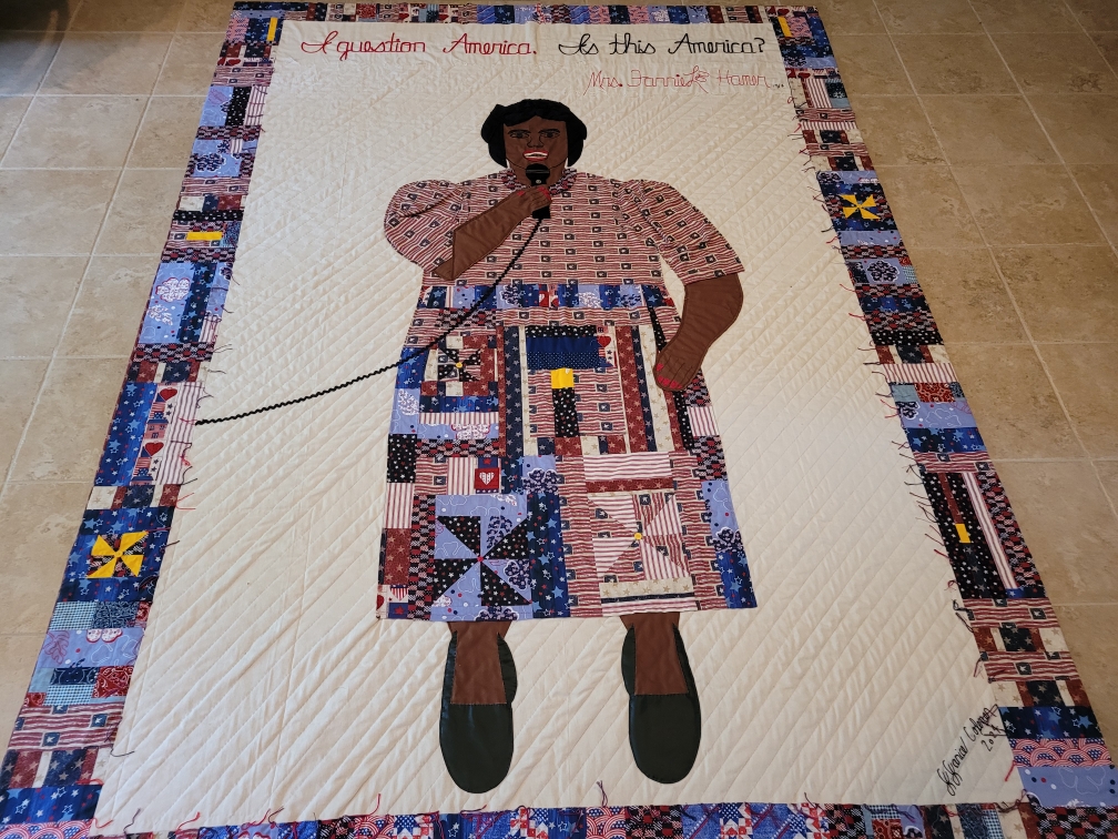 Black Professor Sews Quilt Honoring Civil Rights Activist Fannie Lou Hamer 