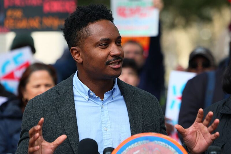 NYC council member Chi Ossé arrested during Brooklyn anti-eviction protest