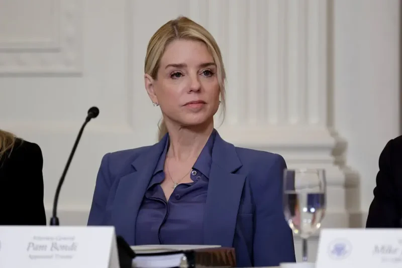 ‘Do It and Stay Away from Stairs!’: Pam Bondi Urged to Leak All of Epstein Files After Trump Firing As Her Testimony Over Scandal Looms