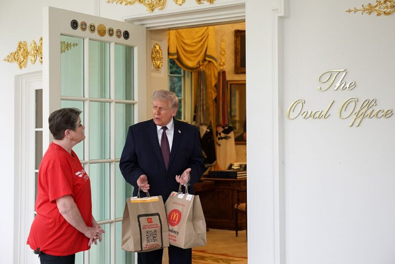 Trump is roasted for staged DoorDash delivery to White House. Here’s what it was all about