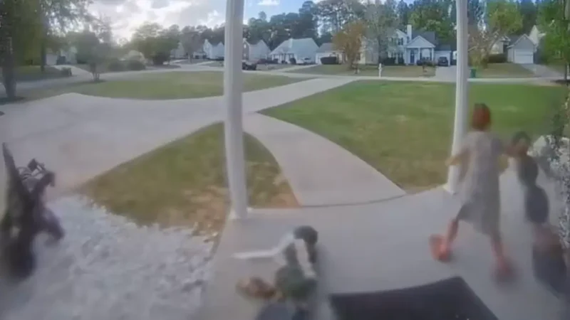 ‘That’s What You Get!’: Little Girl Caught on Video Trashing Neighbor’s Yard Gets Caught in the Act, and Internet Is Sounding Off About What Happened After