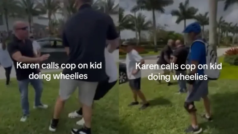 ‘Don’t Touch Me!’: Adults Who Roughed Up Child Doing Wheelies in Ritzy West Palm Beach Are Now Under Police Investigation After Video Goes Viral