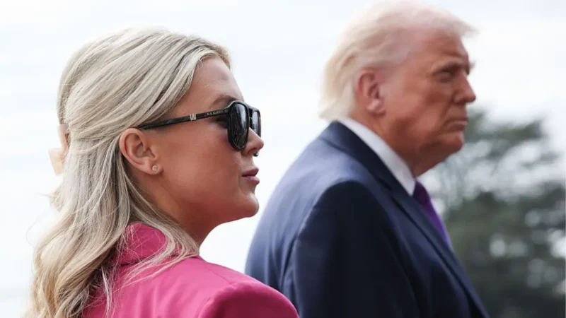 ‘You’ve Been Forced to Post This’: Karoline Leavitt Tries to Make Trump Look Big and Powerful Then the Internet Zooms In on One Detail That Completely Dismantles Her Old Claim