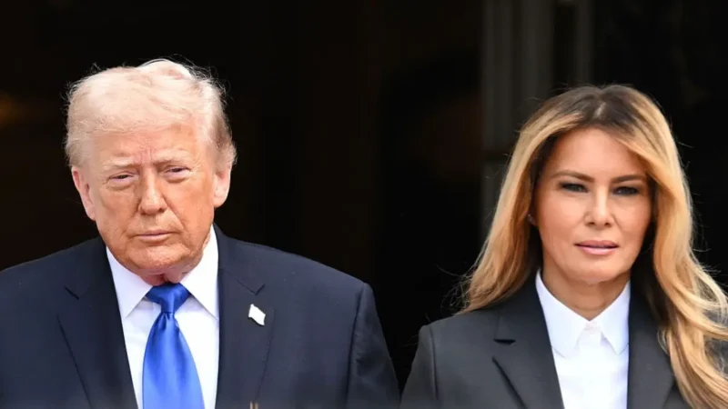 ‘She Hates Him’: Trump Loses His Balance, Then Reaches for Melania, but the Look She Gives Feels More Like a Warning Than Support