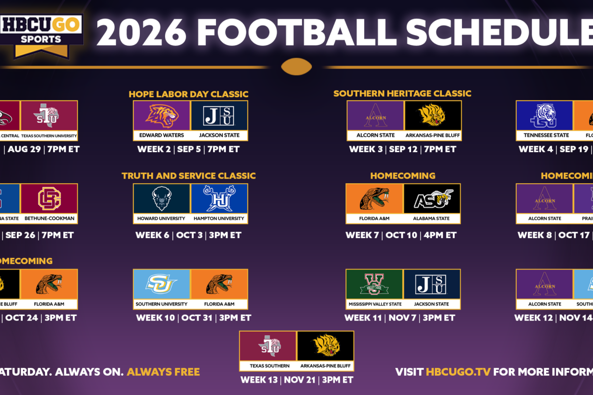 Allen Media Group’s HBCU GO unveils 13-week football schedule featuring classic showdowns, homecoming events and historic rivalries