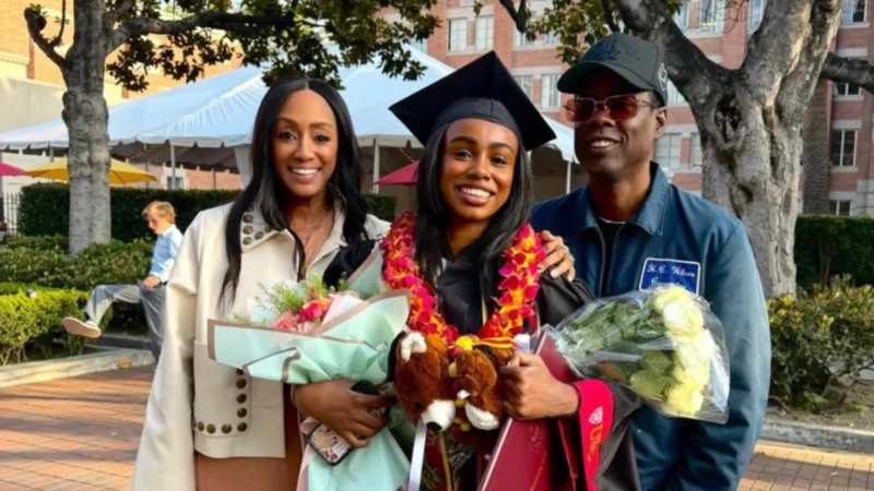 ‘Has Her Daddy’s Face, for Sure!’: Chris Rock’s and Ex-Wife Reunite as Their All-Grown-Up Daughter Celebrates Major Graduation Milestone