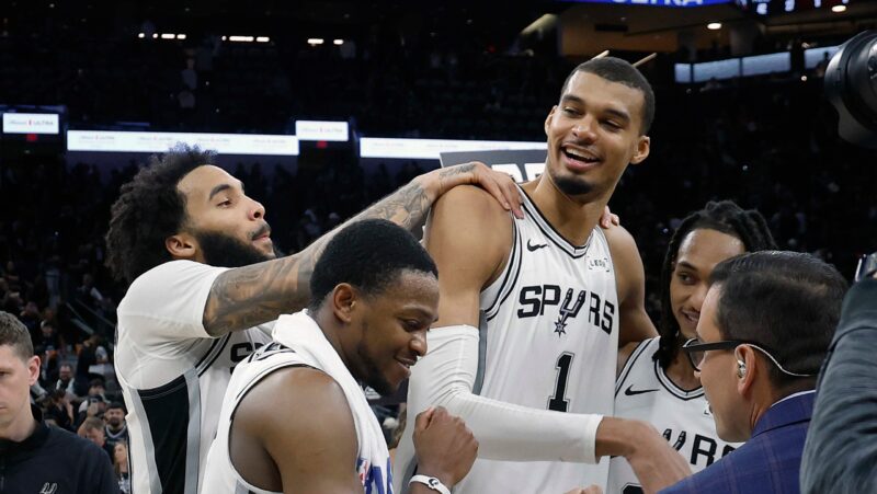 Victor Wembanyama stands by emotional reactions as San Antonio Spurs advance in NBA playoffs
