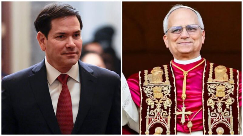 ‘How Pathetic’: Rubio Brings the Wrong Gift to the Pope While Cleaning Up Trump’s Papal Feud — and the Pontiff’s Savage Response Has Folks in Stitches