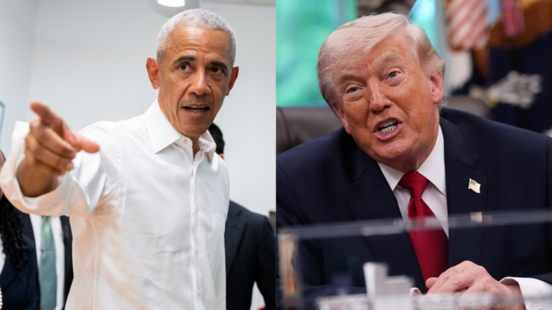 Former President Barack Obama opts for the high road when asked about Trump’s AI video depicting him and Michelle Obama as apes