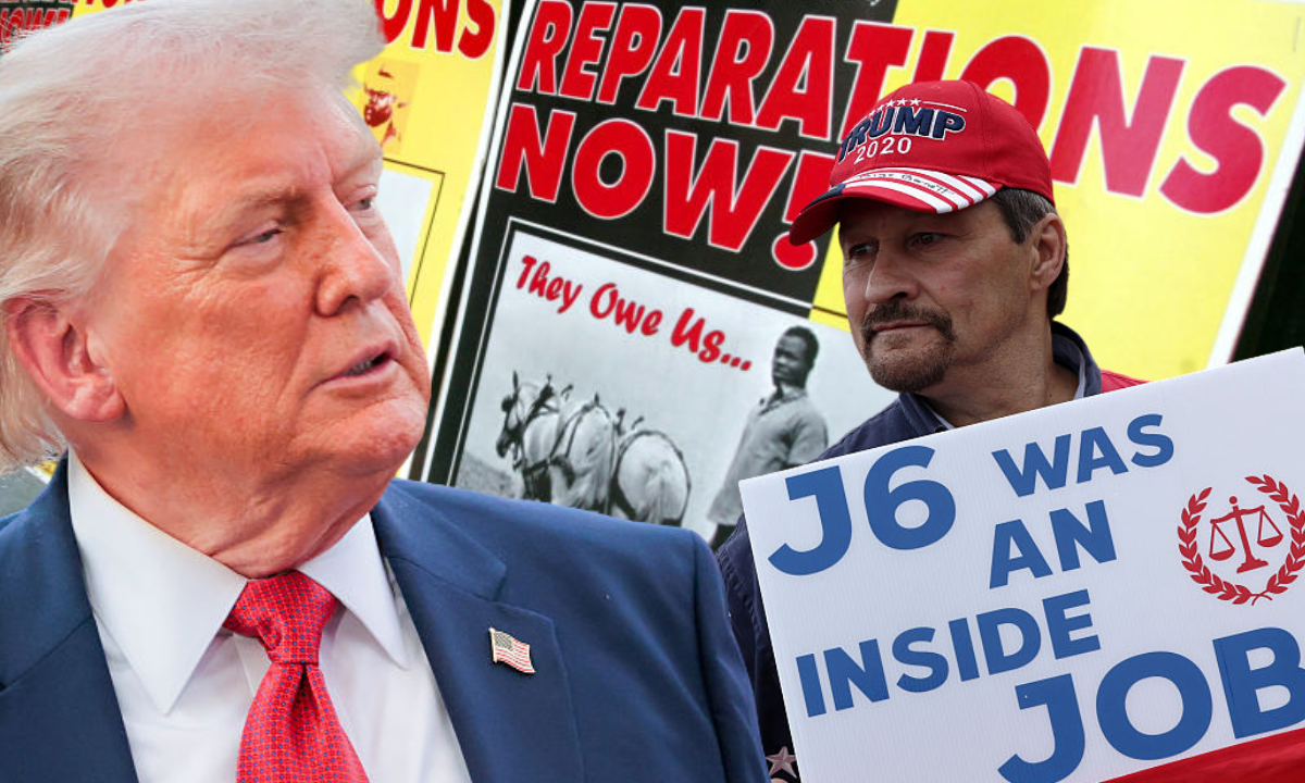 Trump’s $1.7B fund for J6 ‘white supremacists’ slammed as insult to Black people and reparations movement