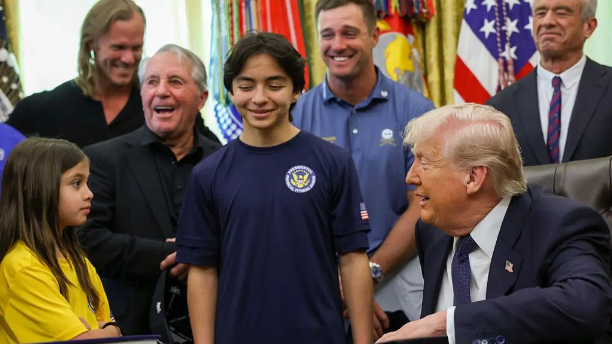 ‘Just Look at Her’: Trump Faces Backlash After Awkward Exchange with Young Girl Goes Viral