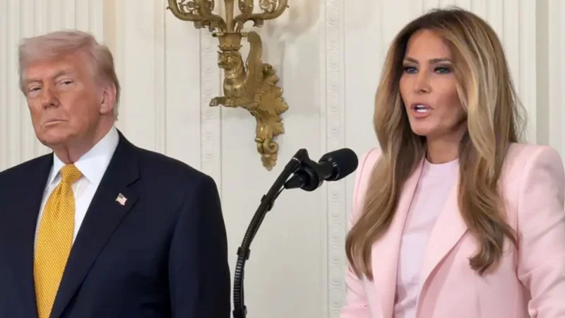 ‘Are You Kidding Me?’: Trump Forces Melania to Step Up Her First Lady Duties with ‘Cringe’ Lie, But That Look and the Room Laughing Tell a Different Story