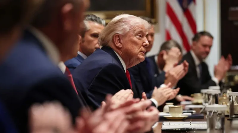 ‘That’s Bad Luck’: Trump’s Carefully Staged Photo Op Starts Falling Apart After Eagle-Eyed Viewers Catch One Shameless Detail Sitting Across the Table