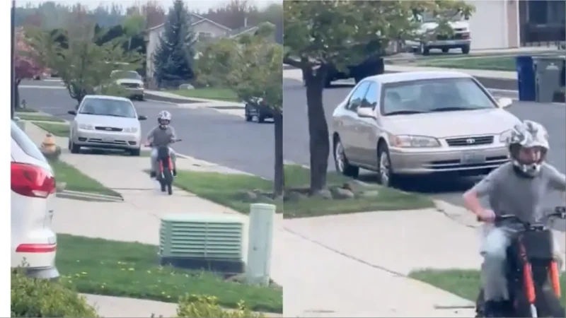 ‘This Is Crazy!’: Wild Video Shows Washington Driver Plowing Car Onto Suburban Sidewalk to Chase Child, Later Resists Arrest and Is Released Without Bail