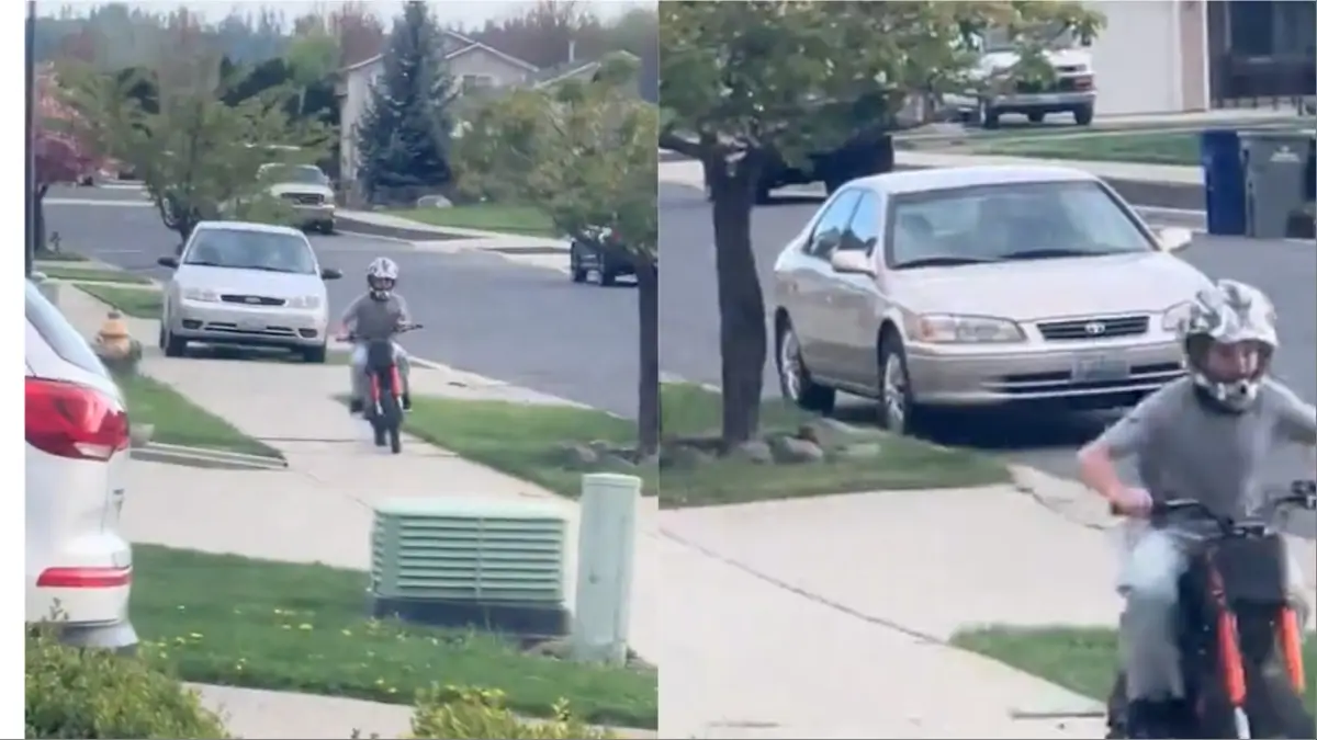 ‘This Is Crazy!’: Wild Video Shows Washington Driver Plowing Car Onto Suburban Sidewalk to Chase Child, Later Resists Arrest and Is Released Without Bail