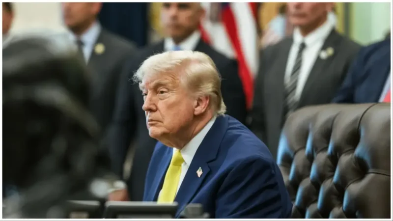 ‘Disgusting!’: Trump Cuts Off Official Singing His Praises to Issue Unbelievable Demand, as Viewers Watch in Absolute Horror at His Oversized Ego
