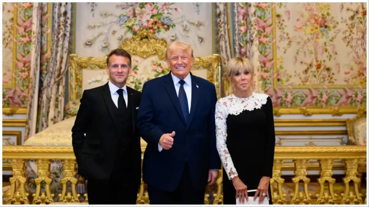 ‘Slap Him’: Trump’s Cringeworthy Lean-In Toward World Leader’s Wife Backfires — As She Swerves Out of Reach in the Nick of Time