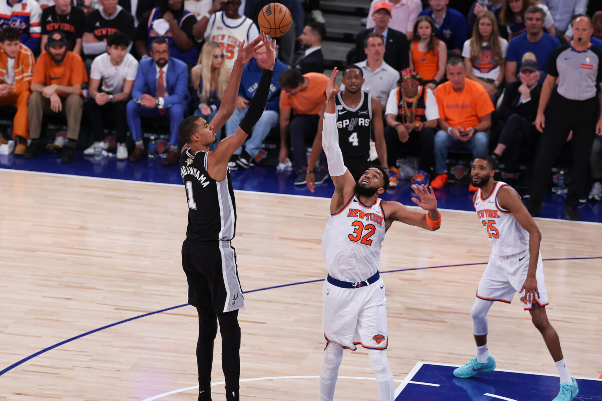Victor Wembanyama leads Spurs past Knicks in Game 3 of NBA Finals