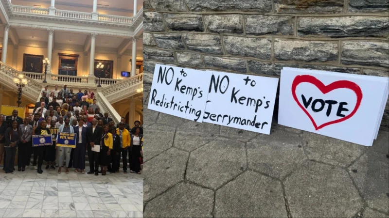 ‘People Are Very Upset’: Georgia Halts Plan to Redraw Maps After Black Leaders, Protestors Take Over Capitol