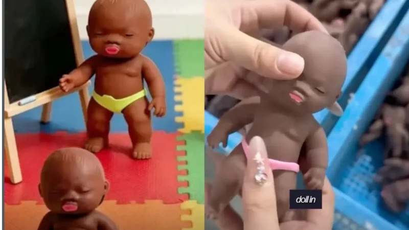 ‘The White One Looks More Human’: China Has a Viral Trend Built Around Brutalizing a Black Baby Doll, and the Videos Coming Out Are Deeply Disturbing