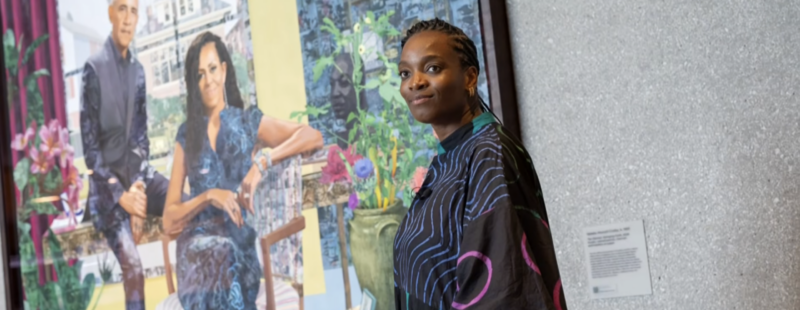 Meet Njideka Akunyili Crosby, the artist behind Barack and Michelle Obama’s latest portrait