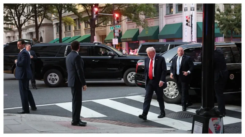 ‘Put Him In A Rest Home!’: Trump Sparks Outrage After Shocking Video Exposes How He Treats His Staff — And a Wet, Wide-Open Umbrella is Involved
