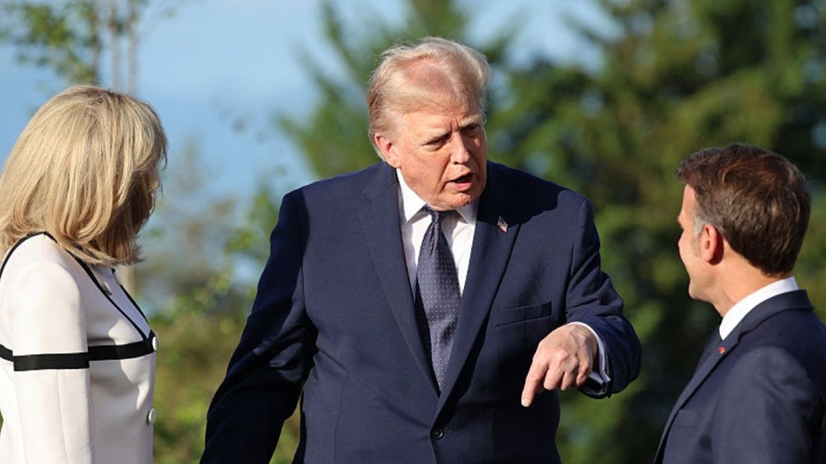 ‘Wow’: Trump Skips a Handshake Rematch With a World Leader He Lost to — But Tries His Luck With the Man’s Wife, and Cameras Catch His Brutal Defeat